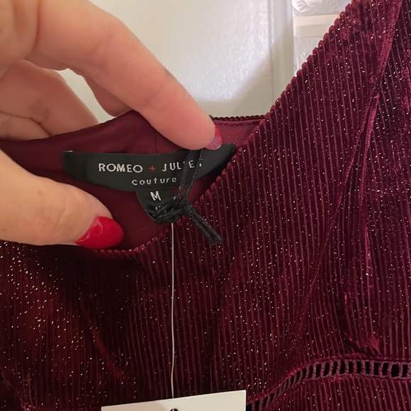 Romeo + Juliet Couture Ribbed A-line Dress NWT M - Picture 5 of 5